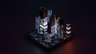 Low Poly City Block Wallpaper HD Artist 4k Image