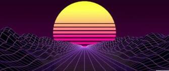 Synthwave Wallpaper Top Background