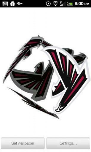 Bigger Falcons Live Wallpaper Pro For Android Screenshot