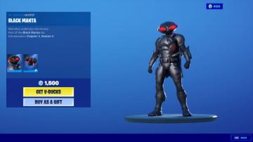 Fortnite Battle Royale Adds Black Manta Aquaman S Nemesis Gamespot