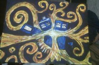Tardis Exploding Van Gogh Style By Hanaelise23