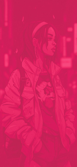 Red Baddie Wallpaper