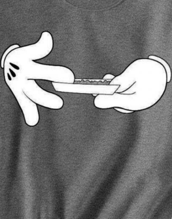Dope Mickey Mouse Hands Wallpaper Weed
