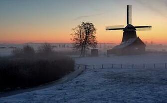 Windmill Wallpaper Background