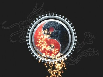Dragon Yin Yang Wallpaper