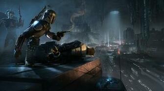 Boba Capture Star Wars Concept Art Wallpaper