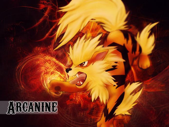 Dog Pokemon Collection Especially Arcanine Picture