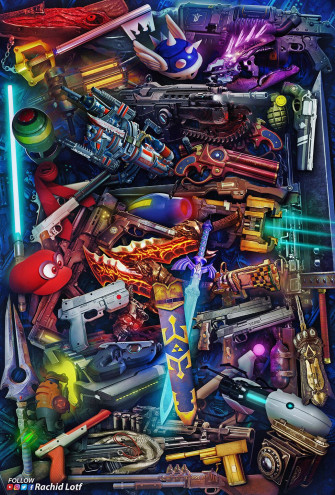 Nostalgia Meets Artistry In This Incredible Video Game Artwork