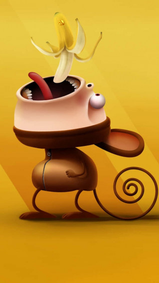 Monkey iPhone Wallpaper