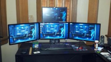 Four Monitor Wallpaper On