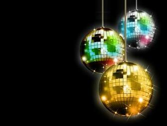 Gold Disco Ball Background Balls