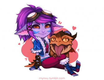 Dragon Trainer Tristana By Mynxuu