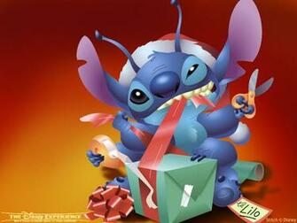 Lilo And Stitch Christmas Image Wallpaper