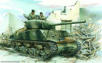 Wallpaper Sherman Tank Tankers World War Ii Desktop