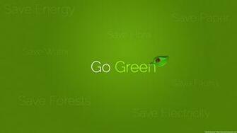 Go Green Wallpaper