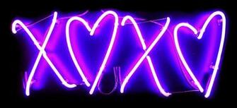 Custom Neon Signs Xoxo Hearts Sign