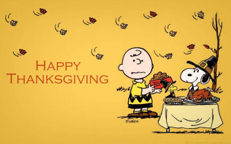 Thanksgiving Snoopy And Peanut S3p1qpd7f6a5ladb Wallpaper