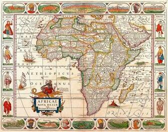 Africa Map Wallpaper