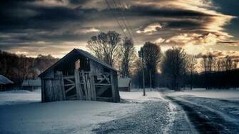 Broken Barn Wallpaper Resolution X