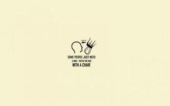 Minimalistic Humor Funny People Chairs High Five Bad