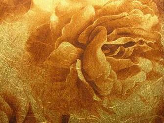 Metallic Gold Brewster Lavish Rose Flower Wallpaper Textures