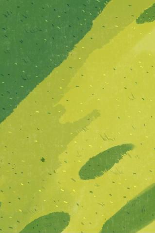 Green Grass Cartoon Background