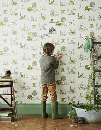 Enliven Your Kids Bedroom With Dinosaur Themed Wall Art And Murals