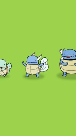 Screenheaven Blastoise Pokemon Squirtle Wartortle Simple