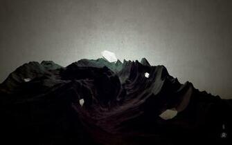 Black Sand Hills White Crystal Wallpaper