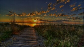Tramonto Estivo File Vettoriale