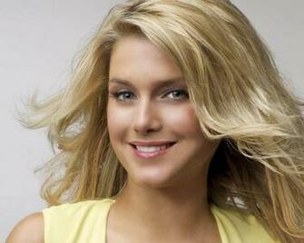 Wallpaper Jeanette Biedermann Blonde Girl