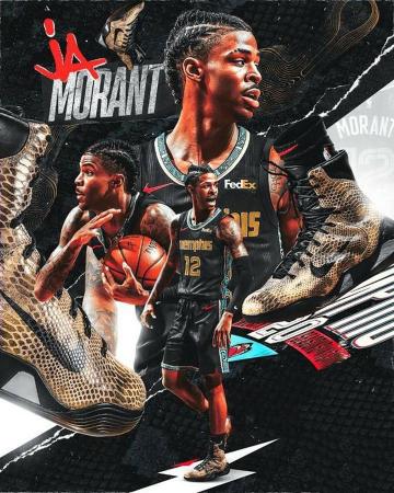 Wallpaper Ja Morant Digital Art By Juni Yet Pixels