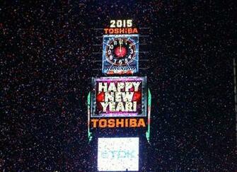 Fireworks At Times Square New York City Usa Year