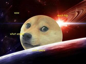 Saturn Doge Wallpaper
