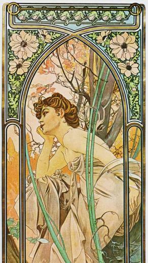 Mucha Wallpaper
