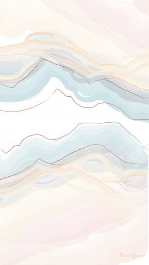 Geode Watercolor Mountain Phone Background Wallpaper