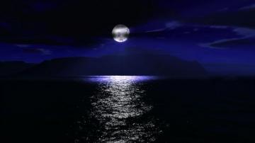 Abstract Night Moon HD Wallpaper For