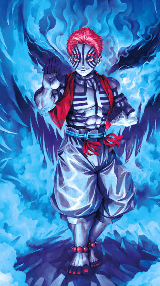 Demon Slayer Akaza Wallpaper