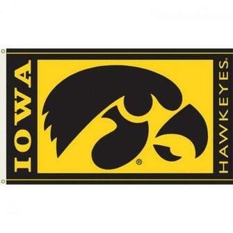 Iowa Hawkeyes Flag Foto Artis Candydoll
