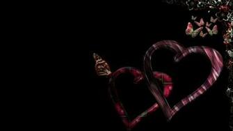 Heart Black Background