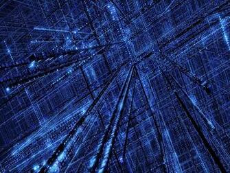 Grid Blue Papel De Parede Sobre