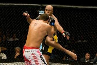 Ufc Anderson Silva Vs Patrick Cote Fighting Wallpaper Open