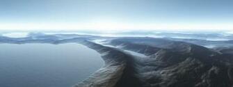 3d Landscape Dual Screen Photography Desktop Wallpaper
