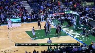 Giannis Baseline Smash Milwaukee Bucks