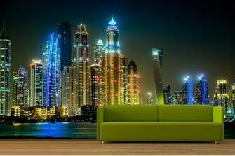 Dubai City Skyline Wallpaper