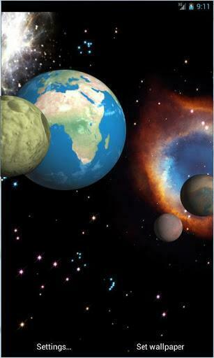 3d Space And Ufos Live Wallpaper For Android Topandroidwallpaper