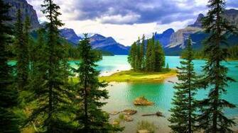 Alpine Mountain Path Bridge Church Wallpaper