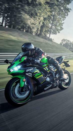 Kawasaki Ninja Zx 6r Green Black Pure 4k Ultra
