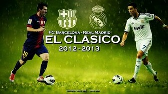 Barcelona Fc Vs Real Madrid Lionel Messi Cristiano Ronaldo