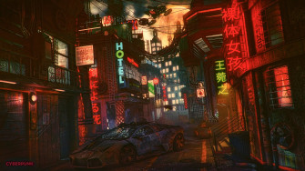 Futuristic City Night Sci Fi Cyberpunk 4k Ultra HD Wallpaper